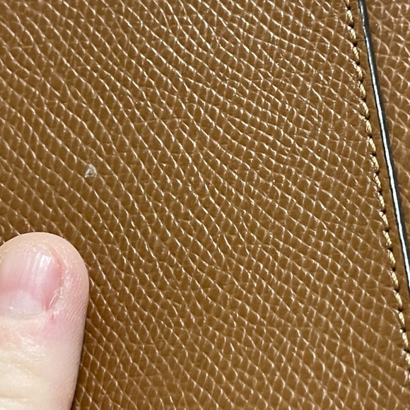 Authentic Coach Pebbled Leather Handbag - Picture 8 of 15